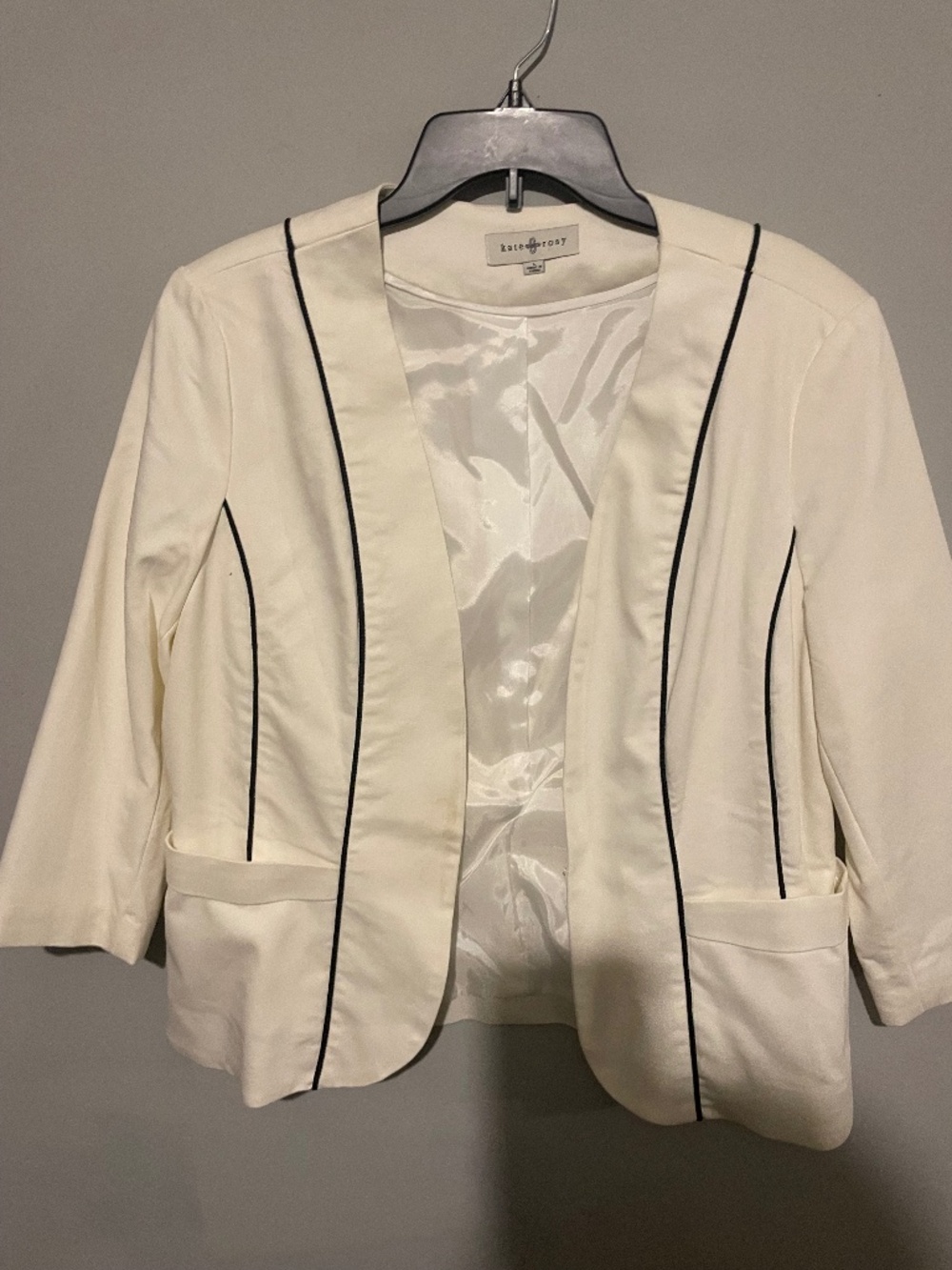 Kate Rosie women’s large white suit jacket